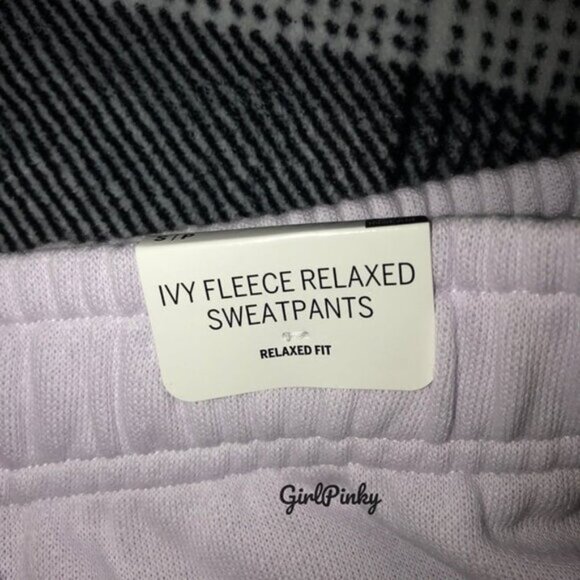 VS PINK CAMPUS SWEATPANTS OUTFIT WITH FULL ZIP LOGO HOODIE IN PURPLE - Picture 10 of 10